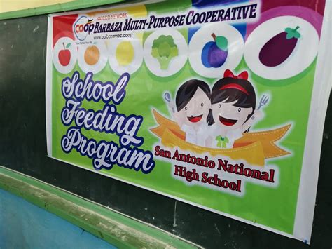 feeding program tarpaulin